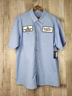 Spirit Halloween Plumber Shirt Costume. Size XL